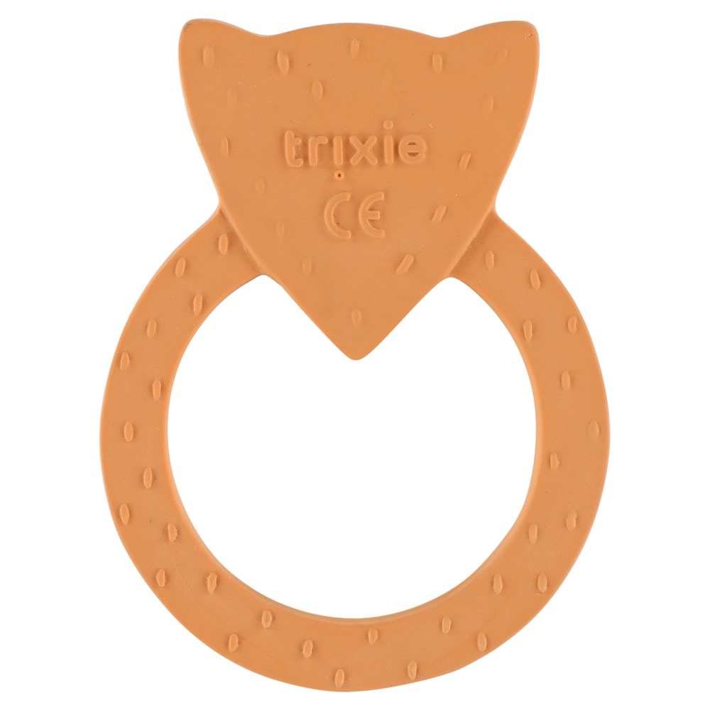 Natural rubber round teether - Mr. Fox 